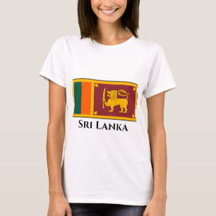 T-shirt Drapeau du Sri Lanka