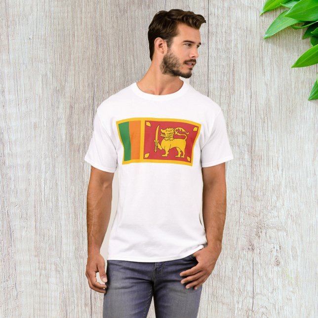 T-shirt Drapeau du Sri Lanka (Créateur téléchargé)