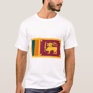 T-shirt Drapeau du Sri Lanka