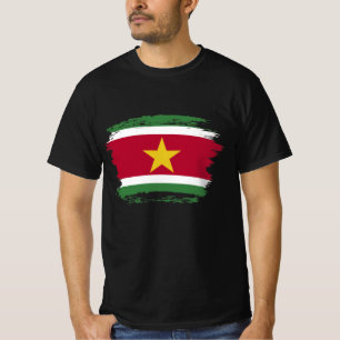 T-shirt drapeau du Suriname