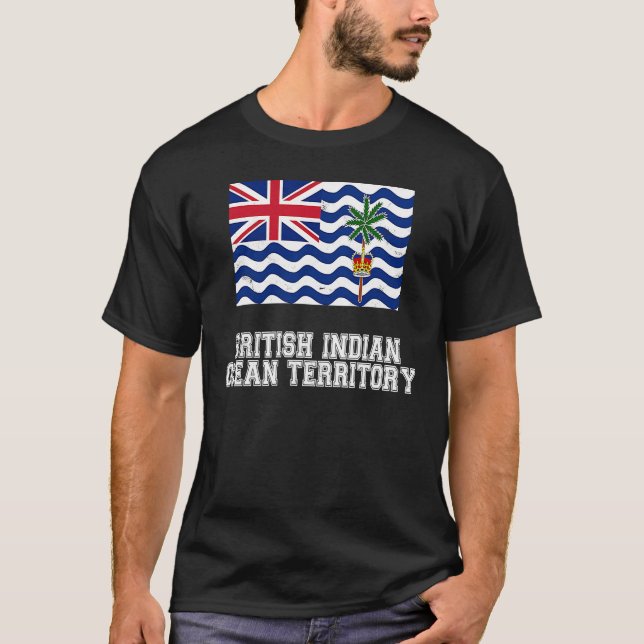 T-shirt Drapeau du Territoire britannique de l'océan Indie (Devant)