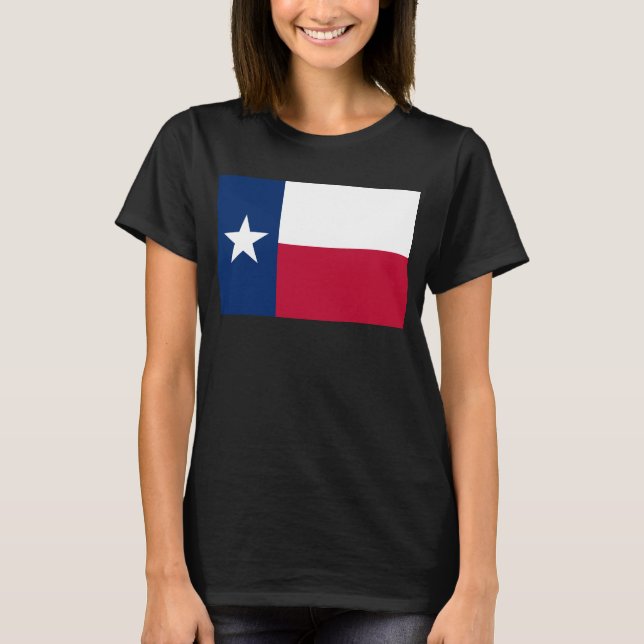 T-shirt Drapeau du Texas : Longhorns, l'État de l'étoile s (Devant)