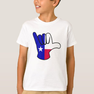 T-shirt Drapeau du Texas Shaka