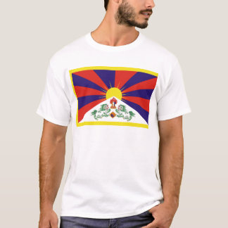 T-shirt drapeau du Thibet