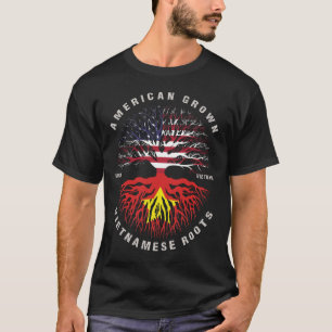 T-shirt Drapeau du Vietnam américain des racines vietnamie