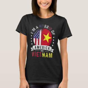 T-shirt Drapeau du Vietnam patriote américain cultivé viet
