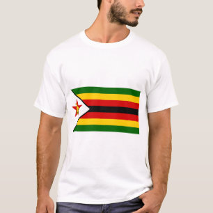 T-shirt Drapeau du Zimbabwe