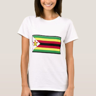 T-shirt Drapeau du Zimbabwe