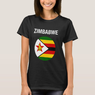 T-shirt Drapeau du Zimbabwe moderne