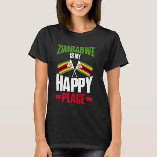 T-shirt Drapeau du Zimbabwe Zimbabwe