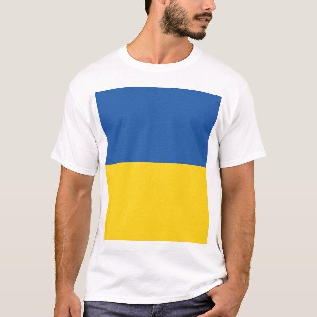 T-shirt Drapeau d'Ukraine (Devant)