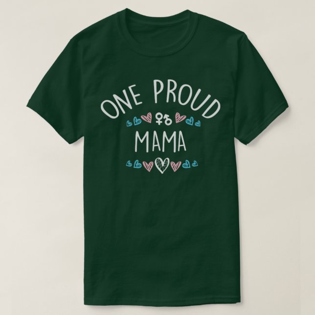 T-shirt Drapeau d'une paire de trans (Design devant)