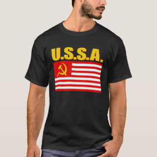 T-shirt Drapeau d'USSA