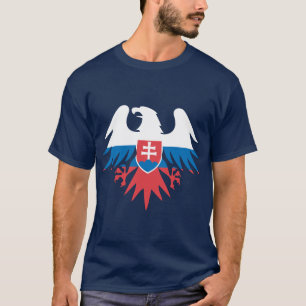 T-shirt Drapeau Eagle de la Slovaquie