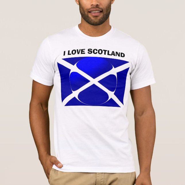 T-shirt Drapeau écossais (Devant)