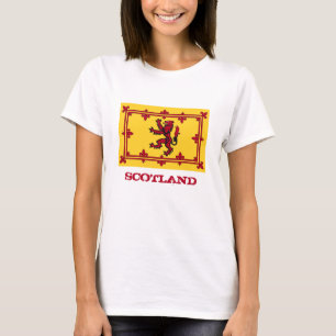 T-shirt Drapeau écossais patriotique & Lion rampant, Écoss