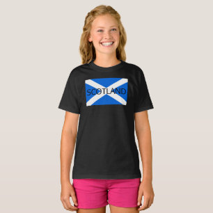 T-shirt Drapeau écossais Scotland Girls cn