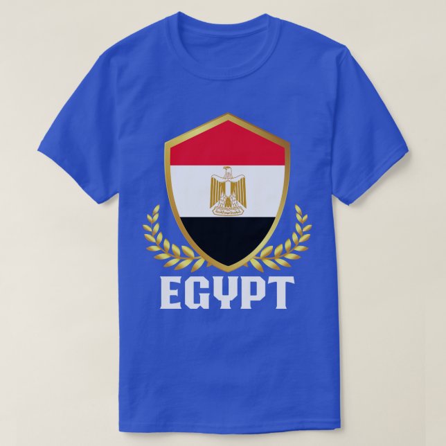 T-shirt Drapeau égyptien Fière Égypte (Design devant)