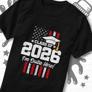 T-shirt Drapeau en détresse avec citation amusante pour la