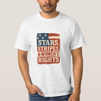T-shirt Drapeau en détresse Étoiles, Bandes & Droits des F
