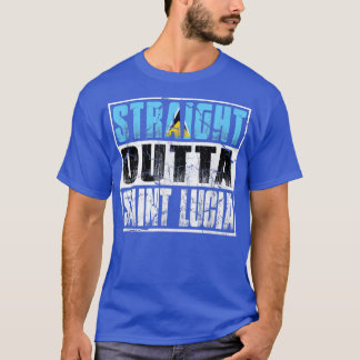 T-shirt Drapeau en direction de Sainte-Lucie ~ Sainte-Luci