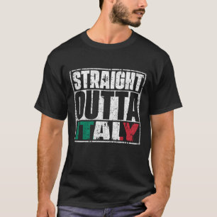 T-shirt Drapeau En Plein Air Italie
