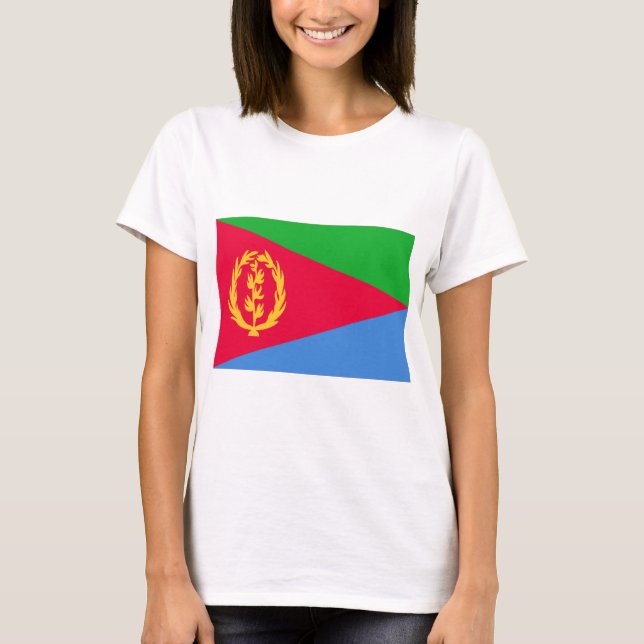 T-shirt Drapeau Érythrée (Devant)