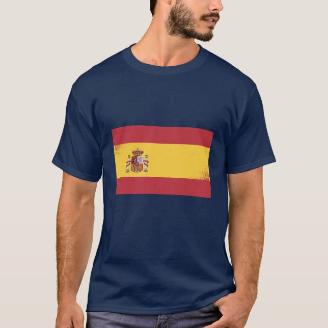 T-shirt Drapeau Espagne (Devant)
