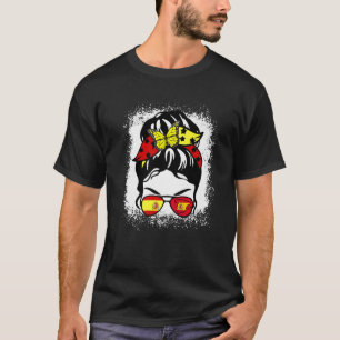 T-shirt Drapeau Espagne Fierté Espagnole Patriotique Femme