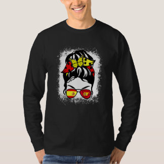 T-shirt Drapeau Espagne Fierté Espagnole Patriotique Femme