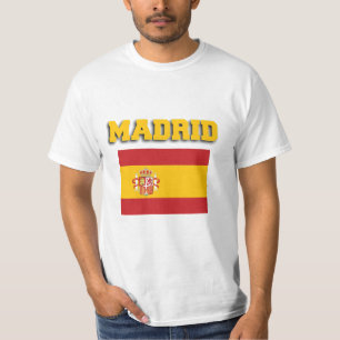 T-shirt Drapeau Espagne Madrid