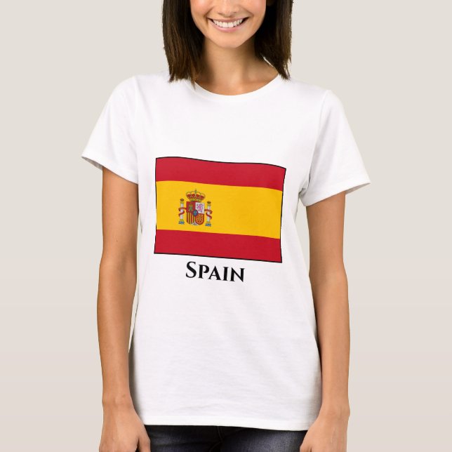 T-shirt Drapeau espagnol (Devant)