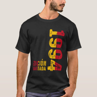 T-shirt Drapeau espagnol 1994 Année 1994 1994 Depuis 1994