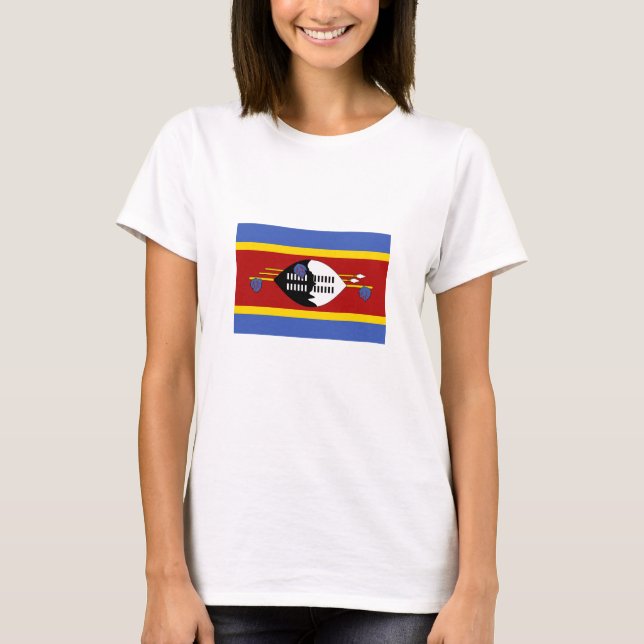 T-shirt Drapeau Eswatini (Devant)