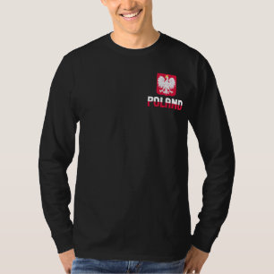 T-shirt Drapeau et blason de Pologne Patriotique
