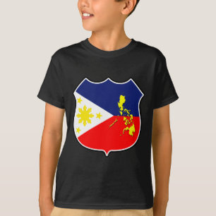 T-shirt Drapeau et carte