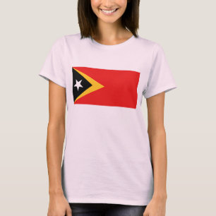 T-Shirt Drapeau et carte du Timor oriental