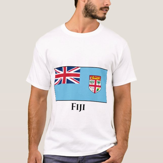 T-shirt Drapeau Fidji (Devant)