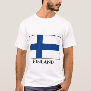 T-shirt Drapeau finlandais