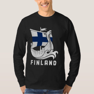 T-shirt Drapeau finlandais Vive Finn Suomi Sisu Souven