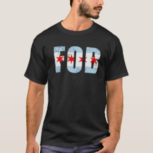 T-shirt Drapeau FOB Chicago