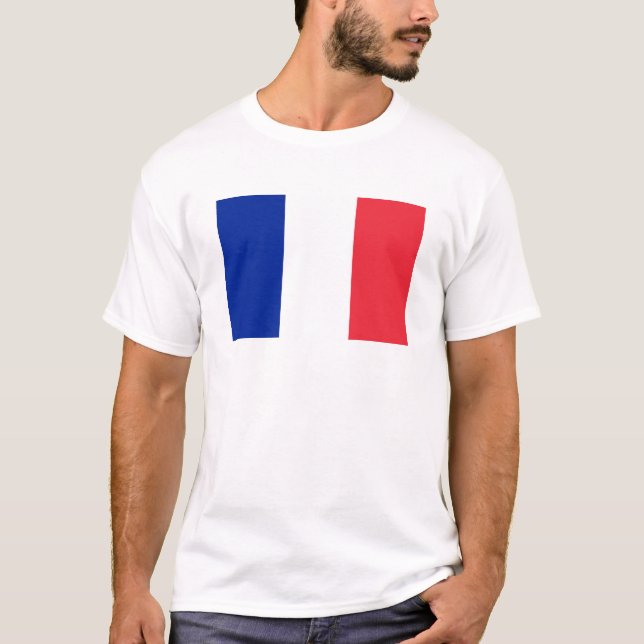 T-shirt Drapeau français (Devant)