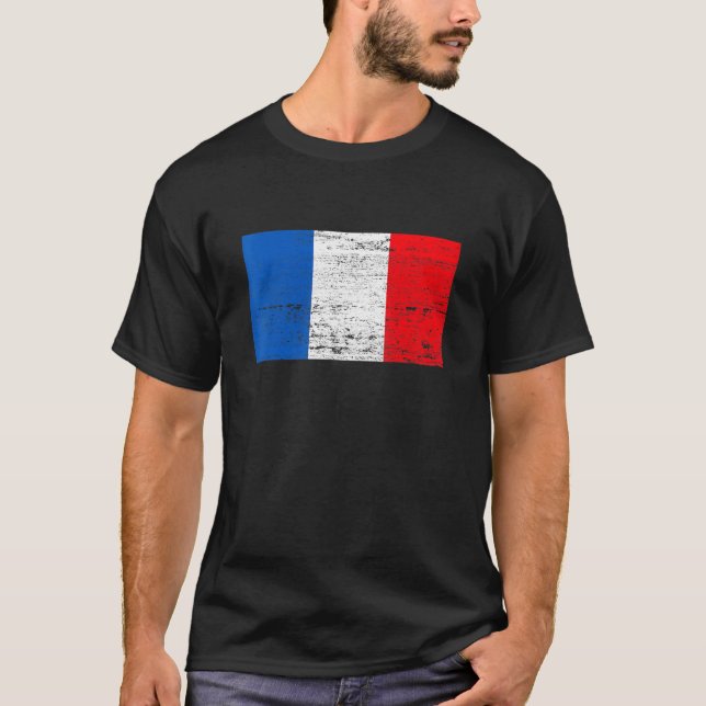 T-shirt Drapeau français Drapeau français Viva La France (Devant)
