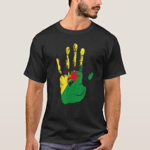 T-shirt Drapeau Français Guyane Hommes Femmes Enfants