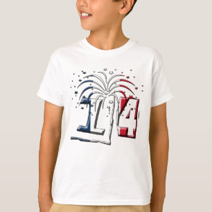 T-shirt Drapeau Français Juillet 14 Quatorze Juillet 14