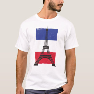 T-shirt Drapeau français Paris France