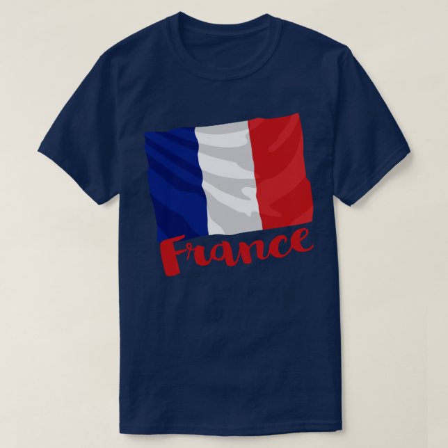 T-shirt Drapeau France (Design devant)