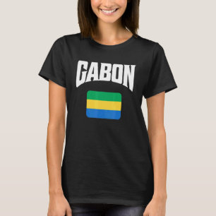 T-shirt Drapeau Gabon