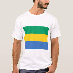 T-shirt Drapeau gabonais (Gabon)