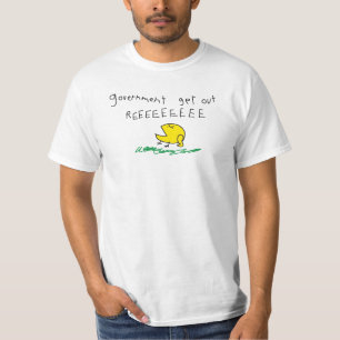 T-shirt Drapeau Gadsden Gouvernement dehors REE SNEKDROITE